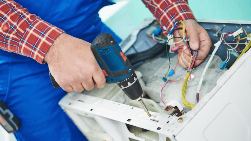 Gaziosmanpaşa Baykan Baykan çamaşır makinesi kart tamiri – Su almama arızası orijinal parça ile giderildi. - Teknik servis örneği